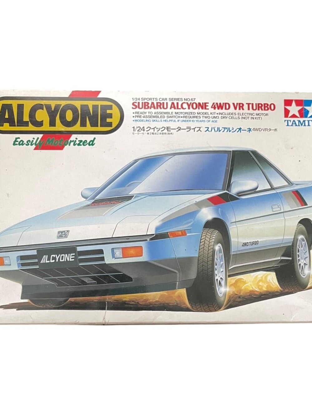 Tamiya 1/24 Subaru Alcyone 4WD VR Turbo Easily Motorized Model Kit Sports Car